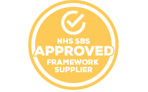 NHS SBS Approved Framework Supplier logo