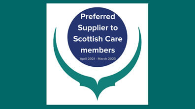 Scottish care preferred supplier logo