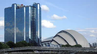 SECC building in Glasgow Preparing for COP26