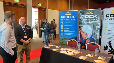 Hello from the Rock Compliance stand!