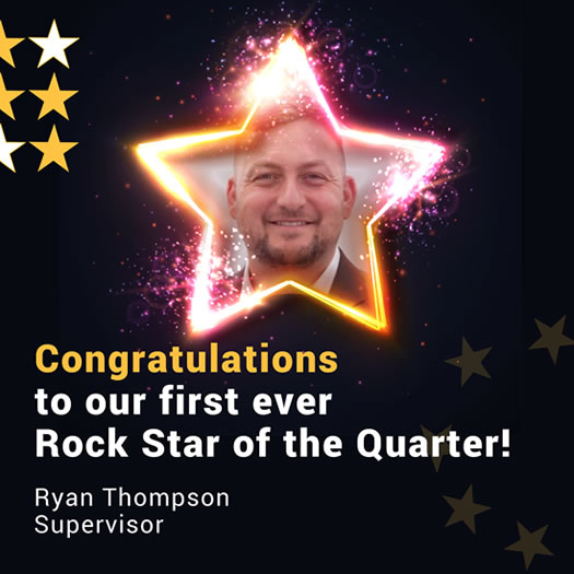 Rock Star of the Quarter Ryan Thompson