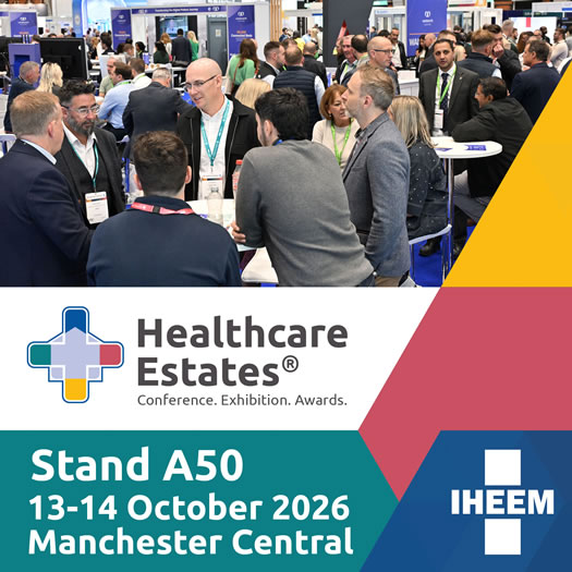 Healthcare Estates Banner for Stand A50